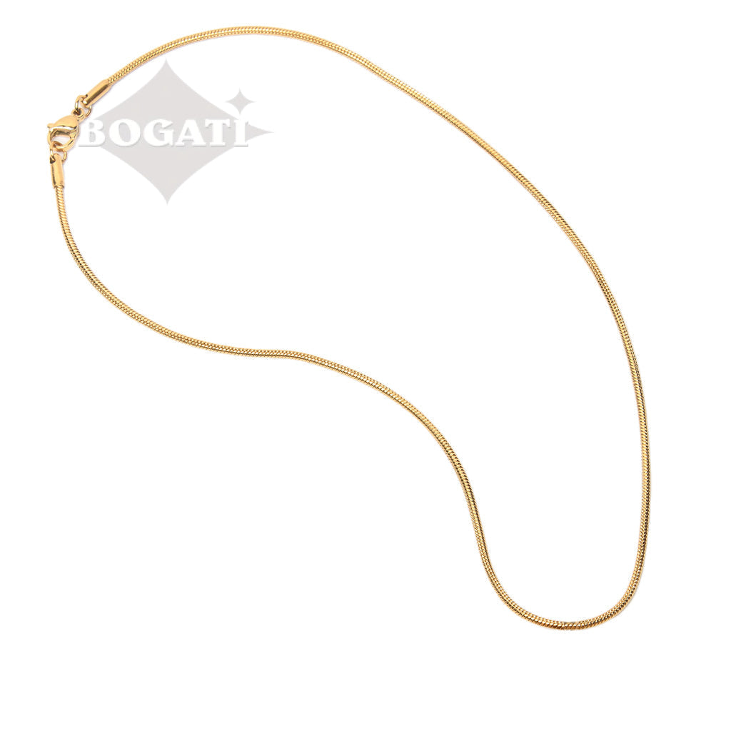 Short Snake Chain – 1.5 Mm X 14.5’’ Length