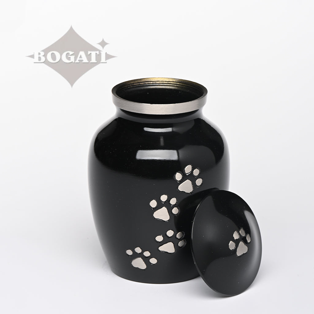 SMALL Brass Pet Urn -"Paws to Heaven"