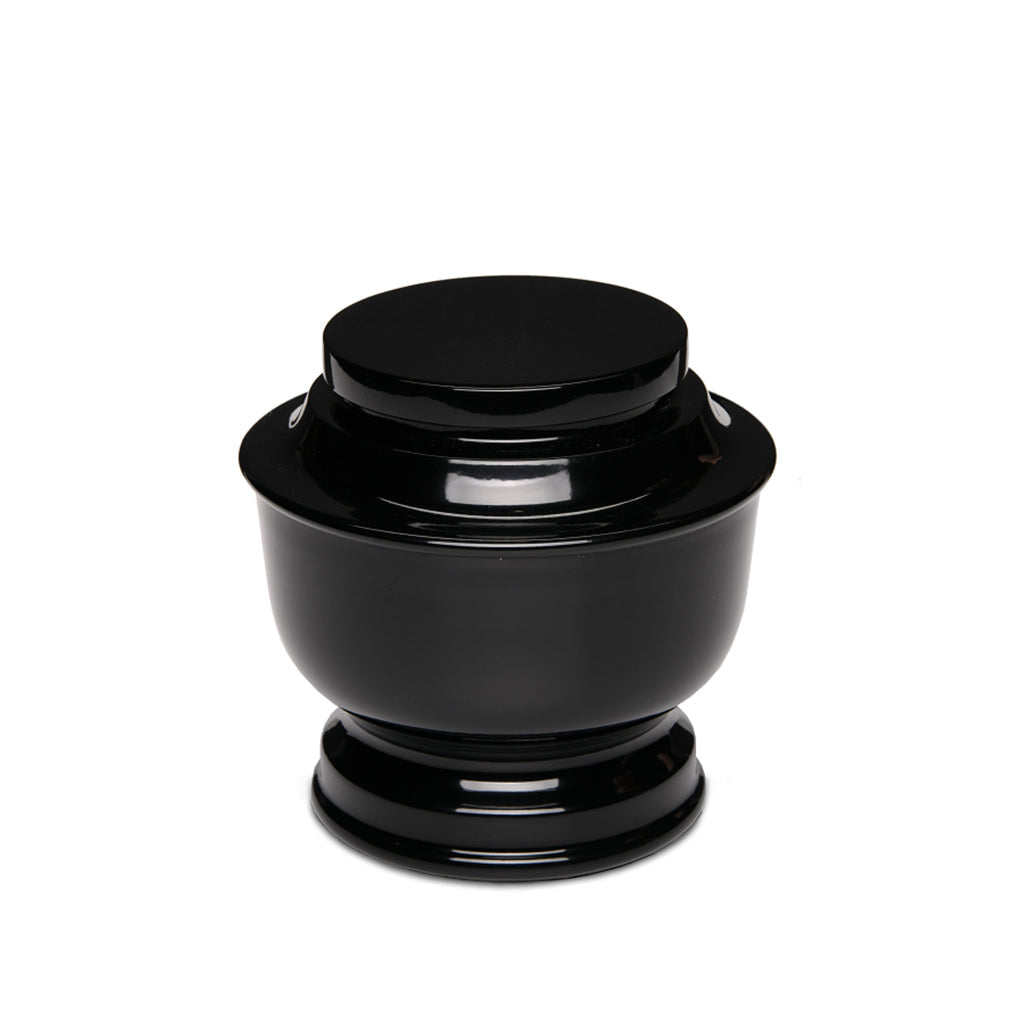 IMPERFECT SELECTION - ADULT - Simple Round Alloy Urn -5-5050 Black
