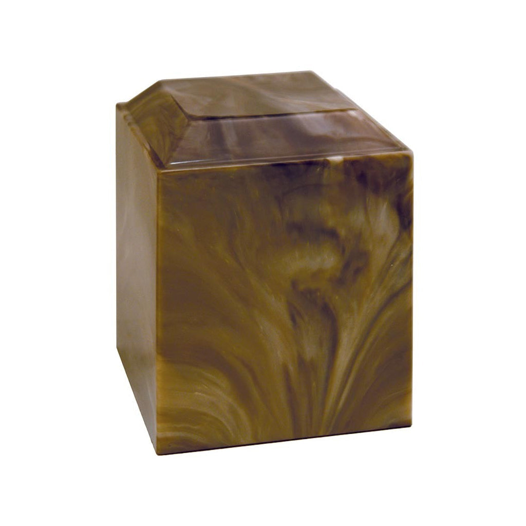 ADULT Cultured Onyx Urn - ANGELICA Brown Agate