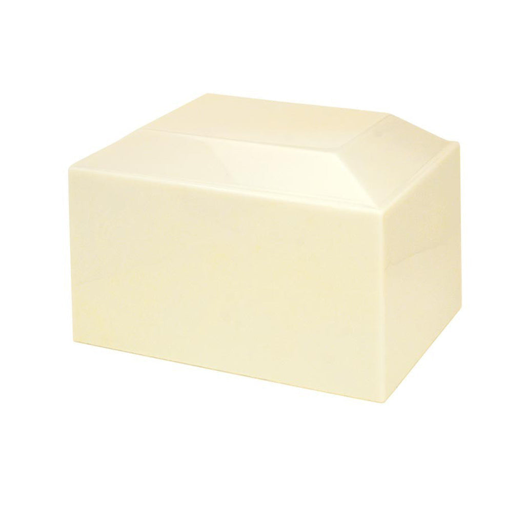ADULT Cultured Marble Urn -480- ATLANTIS Ivory