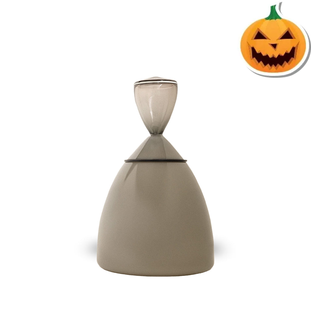 MEDIUM - Glass Urn - Solstice X Vitreluxe HALO Gray