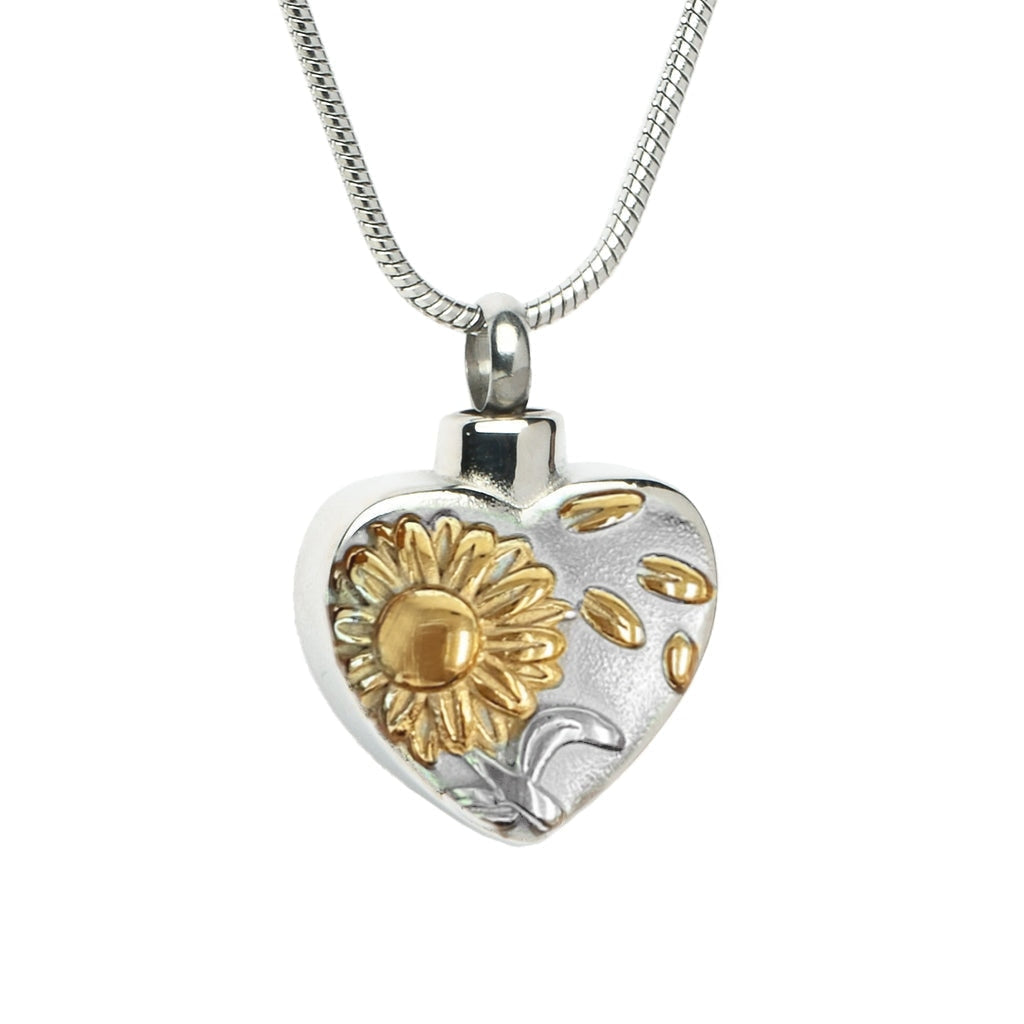 J-2310 Sunflower You Are My Sunshine- Pendant With Chain