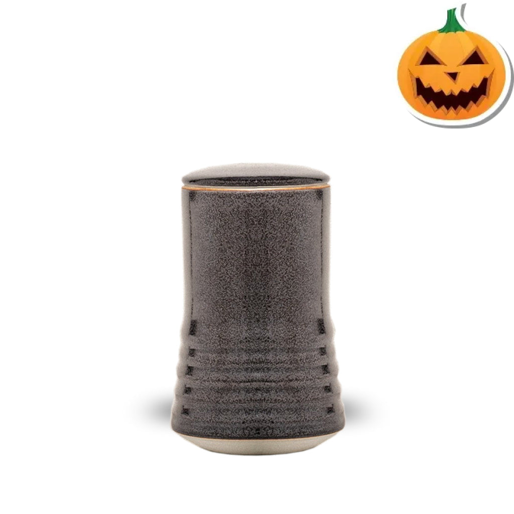 SMALL - Porcelain Urn - Solstice Culp Pottery PARA Black