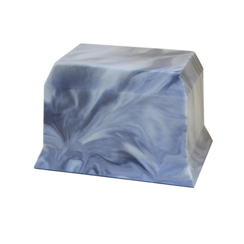 ADULT Cultured Marble Urn -450- PRINCETON Sky Blue