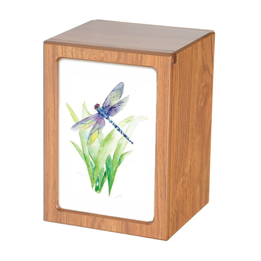 EXTRA LARGE Photo Frame Urn PY06 - Dragonfly Brown