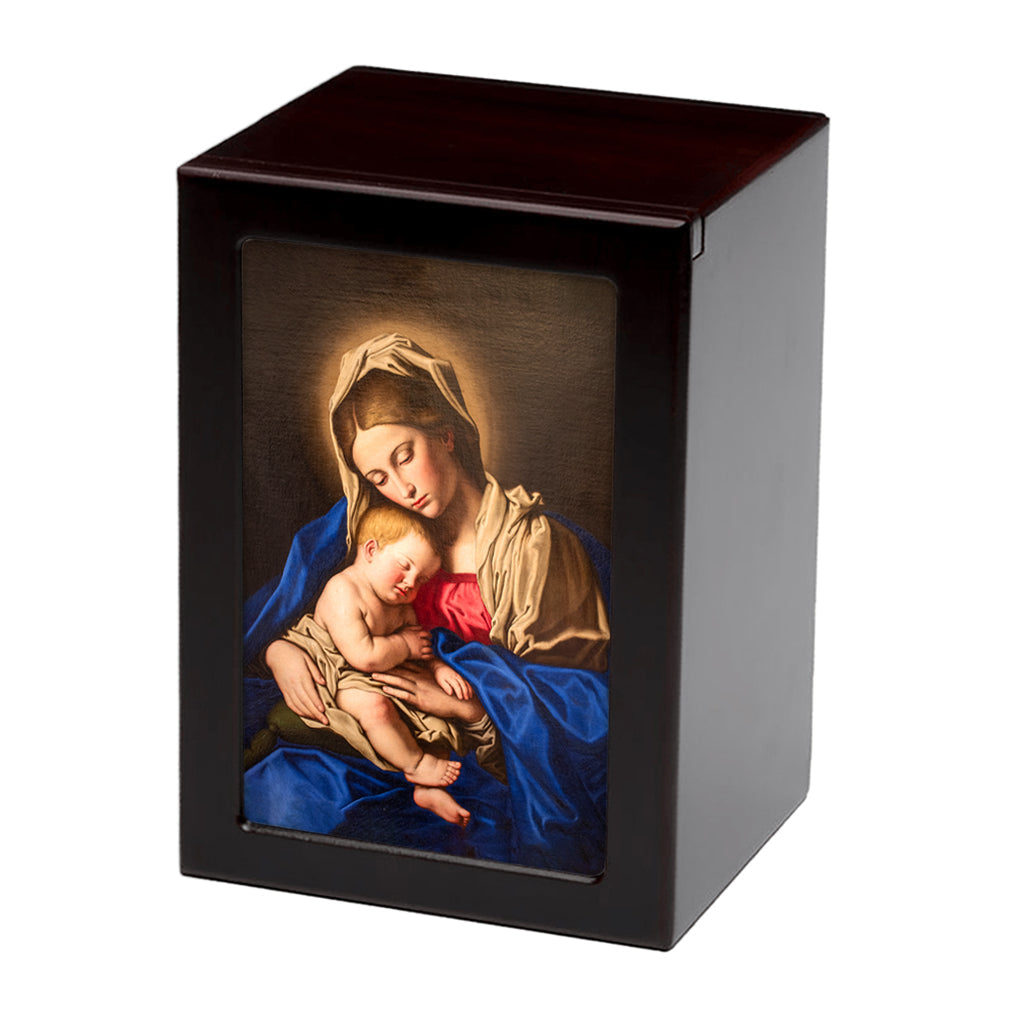 EXTRA LARGE PY06 - Sassoferrato Madonna and Child Dark Cherry