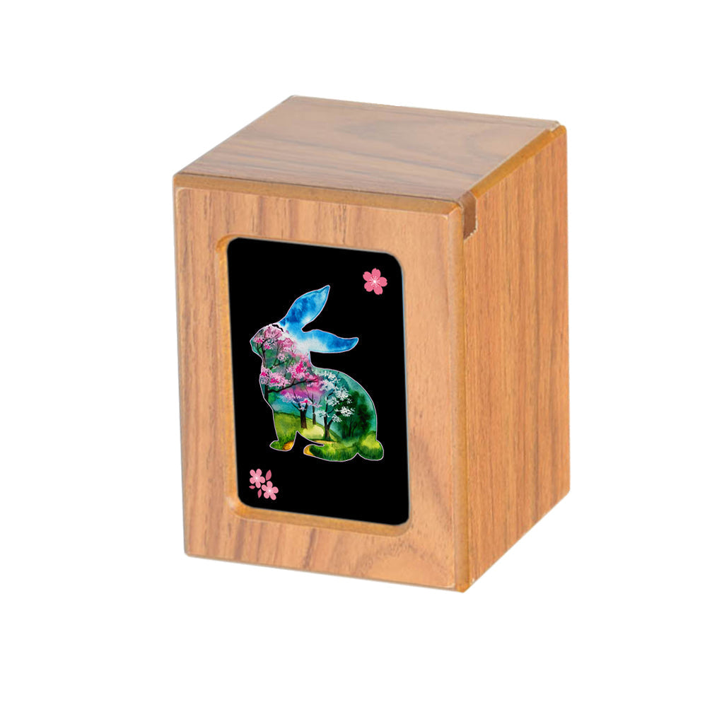 SMALL PY06 Photo Frame Urn - Blossom Rabbit Brown