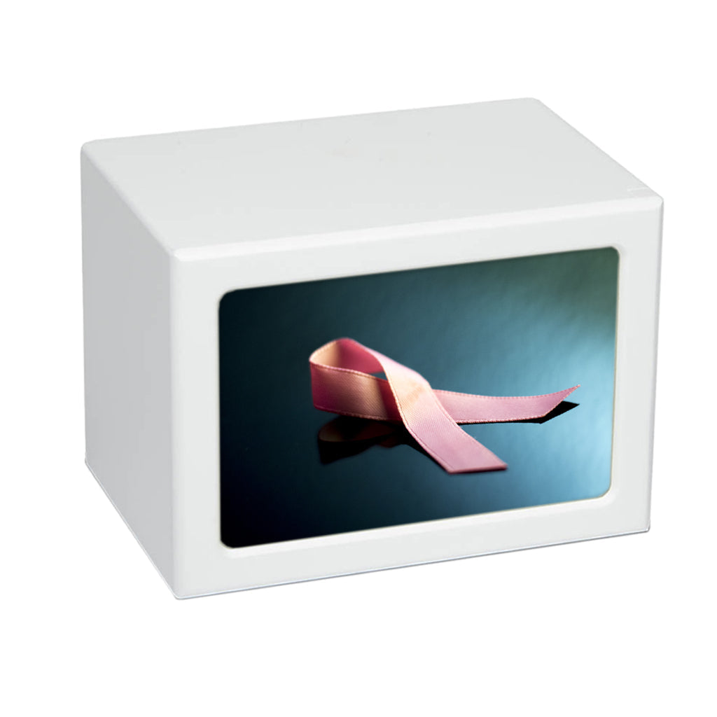 EXTRA LARGE PY06 -White- Breast Cancer Awareness Pink Ribbon