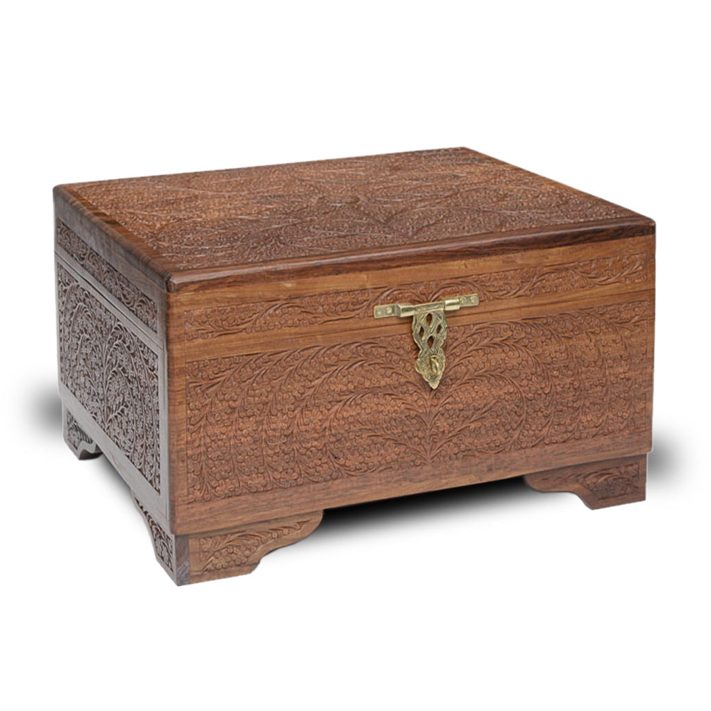 OVERSIZED - Rosewood Chest Urn with legs -RW27AA01-