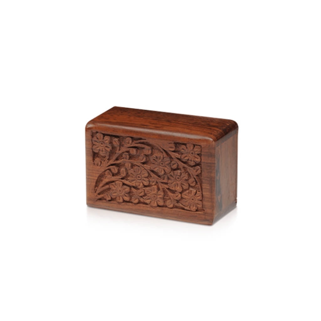 IMPERFECT SELECTION - EXTRA SMALL Rosewood Urn -2720 - Tree of Life - Case of 40