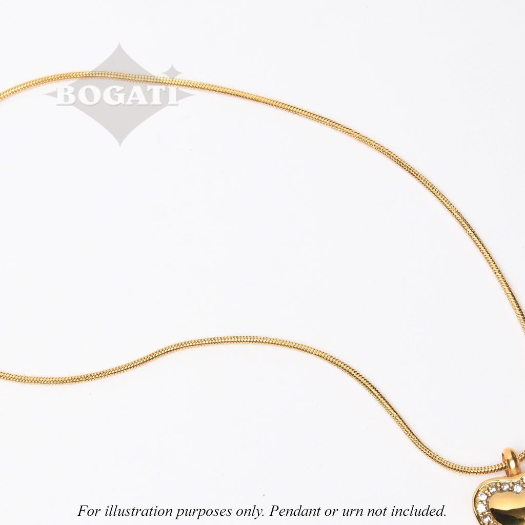 Short Snake Chain – 1.5 Mm X 14.5’’ Length