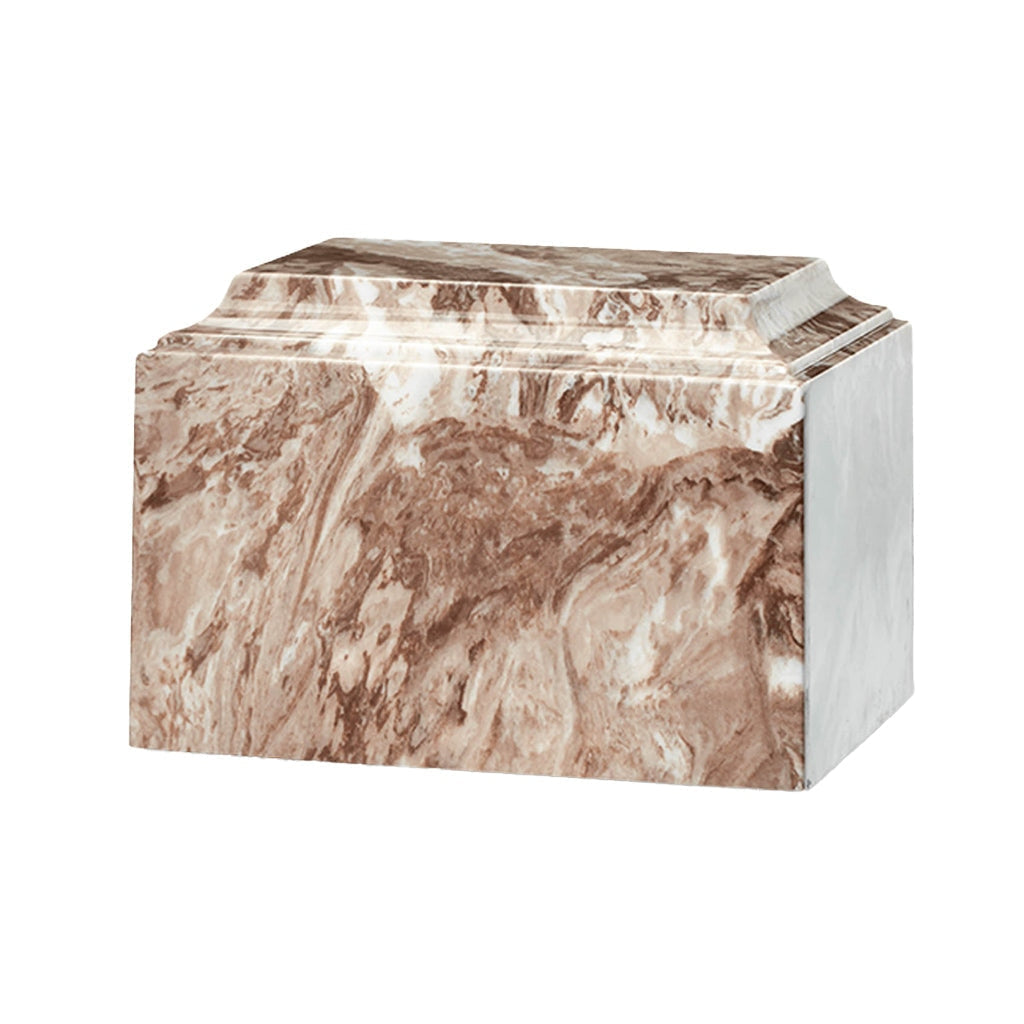ADULT Cultured Marble Tuscany Urn Cafe Brown