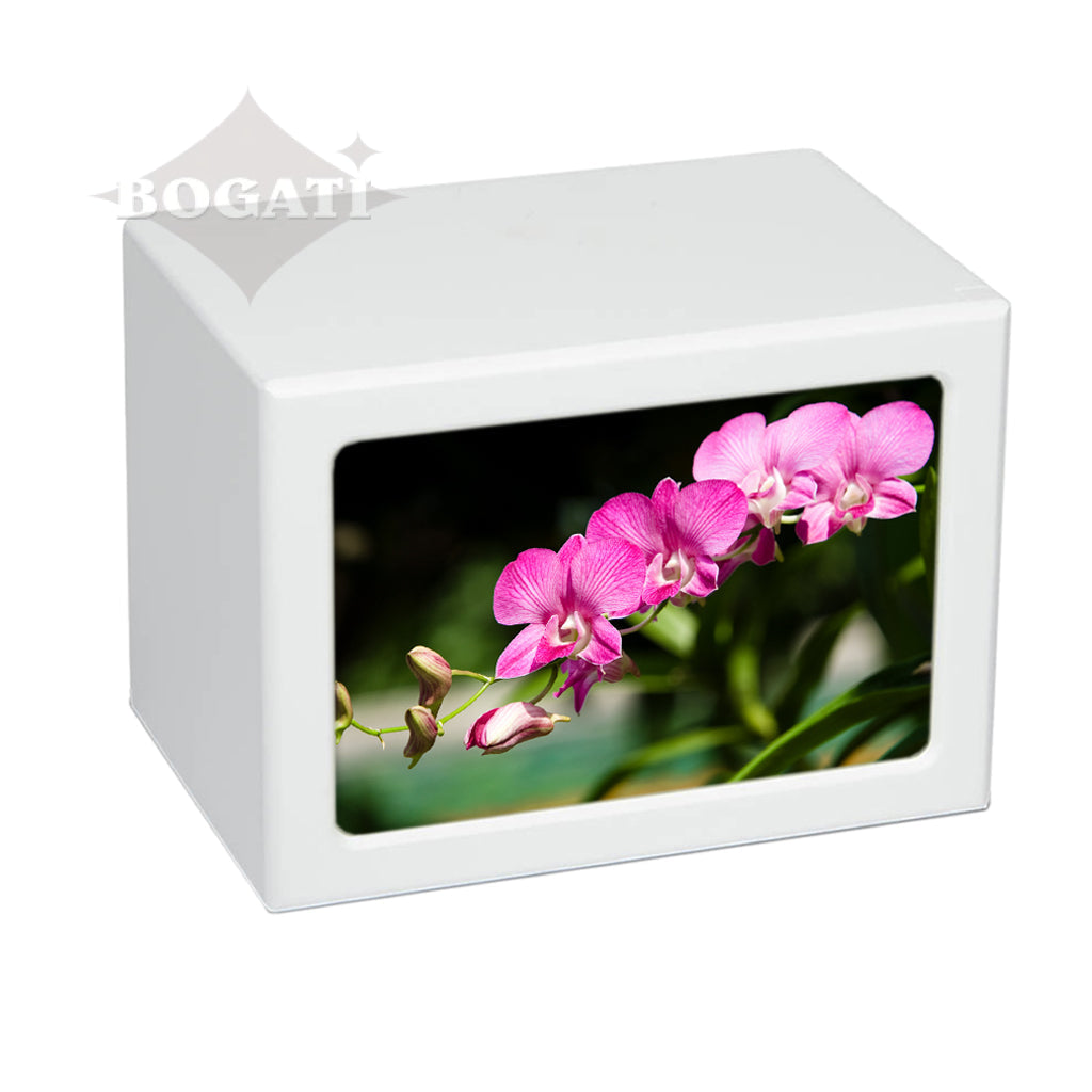 EXTRA LARGE Photo Frame urn PY06 - Pink Flowers