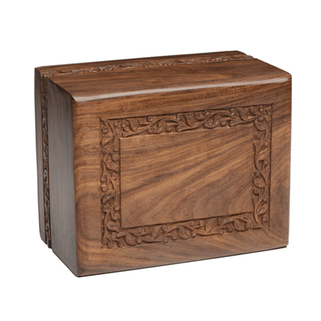 IMPERFECT SELECTION - TC - Rosewood Border Urn -2742- Slide-out base