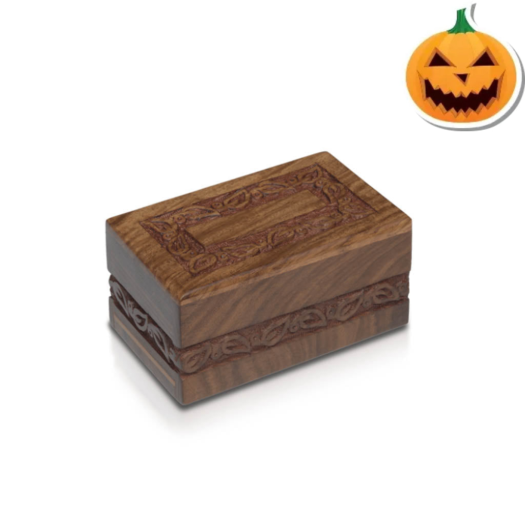 EXTRA SMALL Rosewood Urn - Jasmine™ Border -2744-