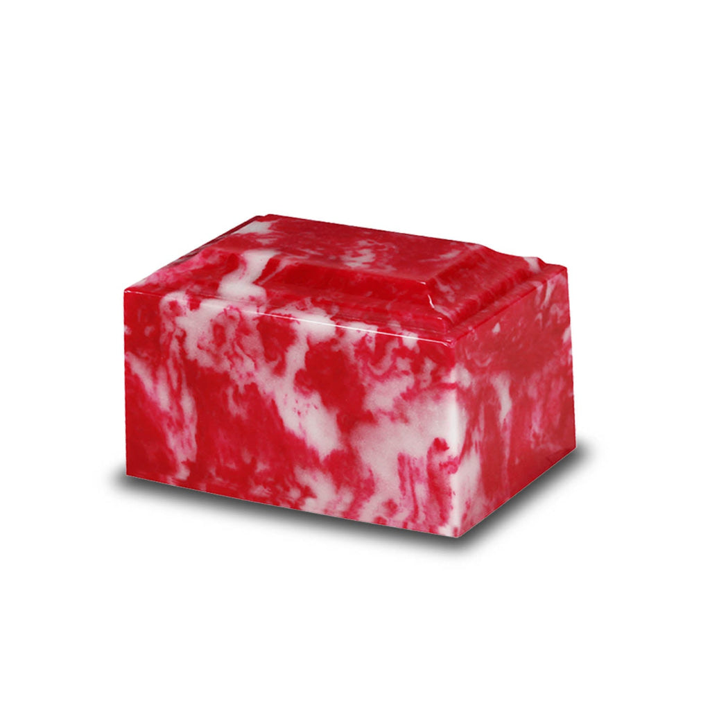 Mini Tuscany Cultured Marble Cherry Red