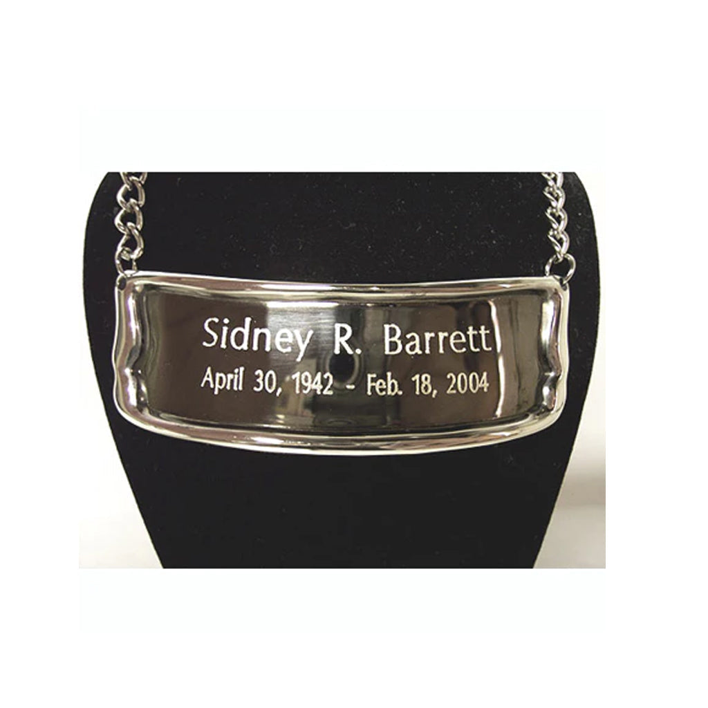 Silver-tone Urn Medallion #43 - for 10" urns - Bogati Urn Company