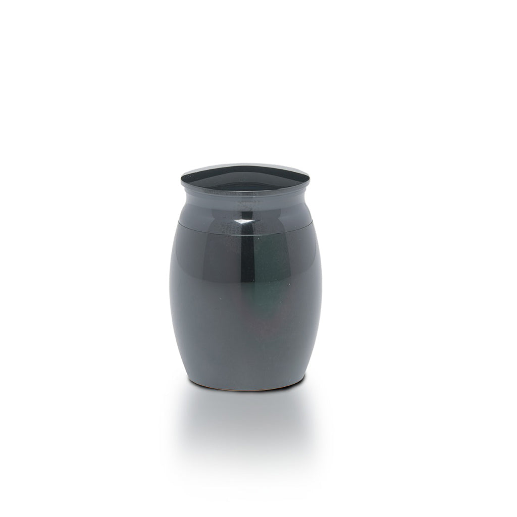 CLEARANCE - Mini Urn 03- Metallic Black