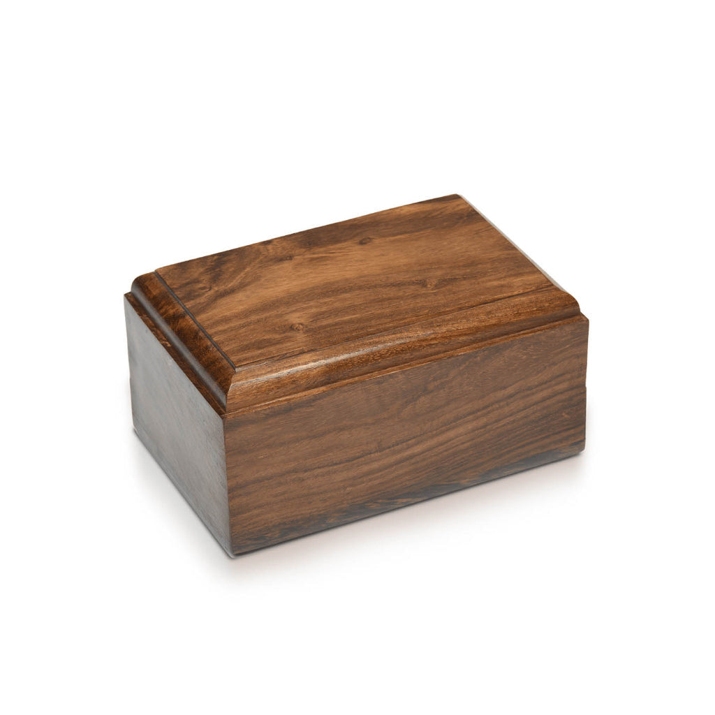 SMALL Rosewood Urn -2705- Bevel Edge