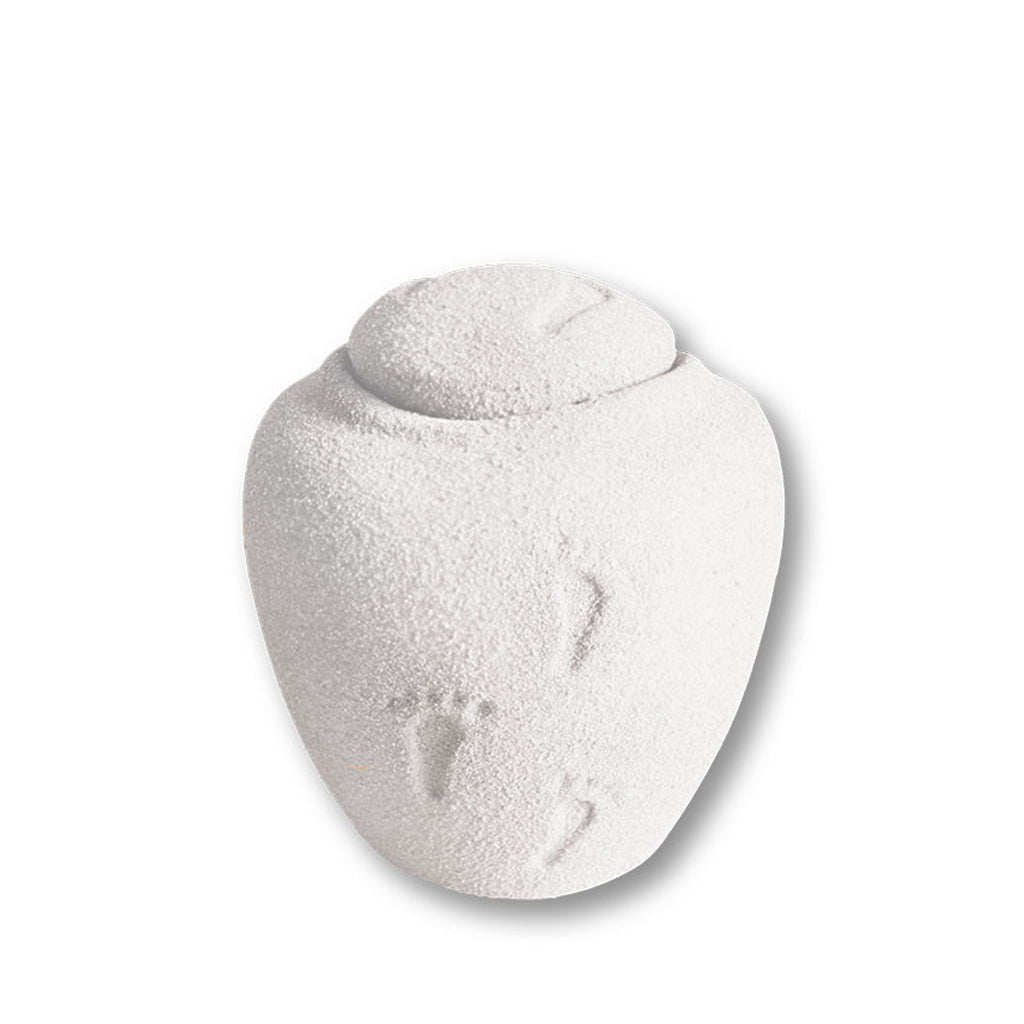 MEDIUM Oceane Urns Quartz White