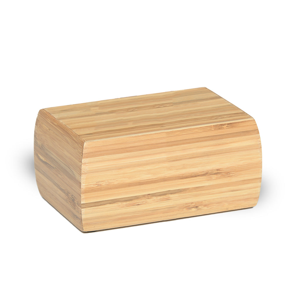 Small Bamboo Urn with Ribbon | Bogati Urn Company