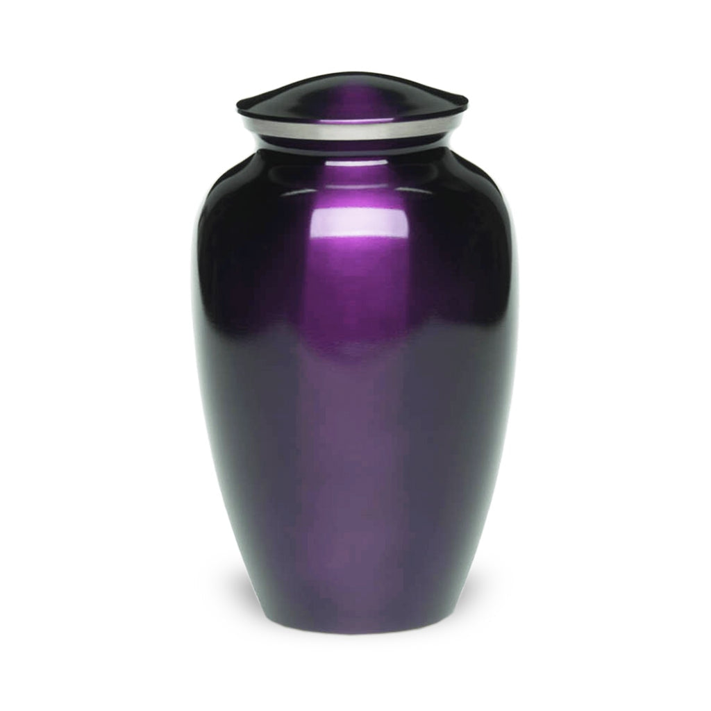 Granite Purple Brass - Adult 2024 Cremation Urn