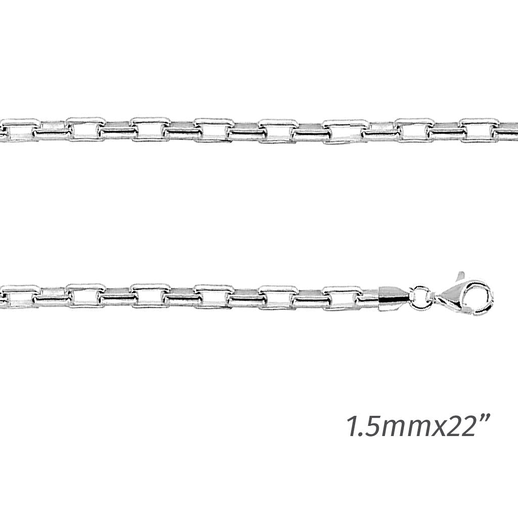 Box Chain 1.5mm x 22