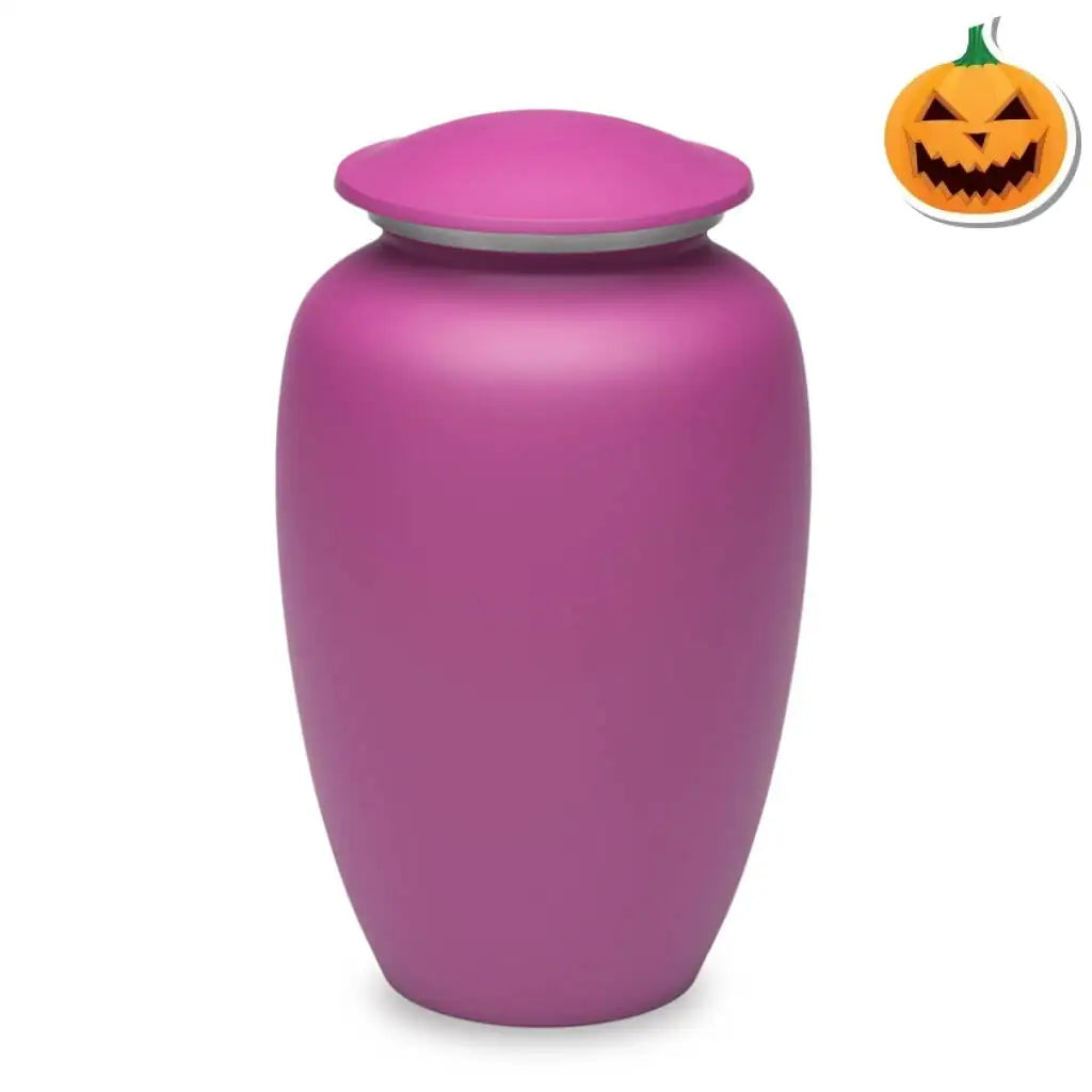 CLEARANCE - ADULT Classic alloy urn - 1800 Magenta