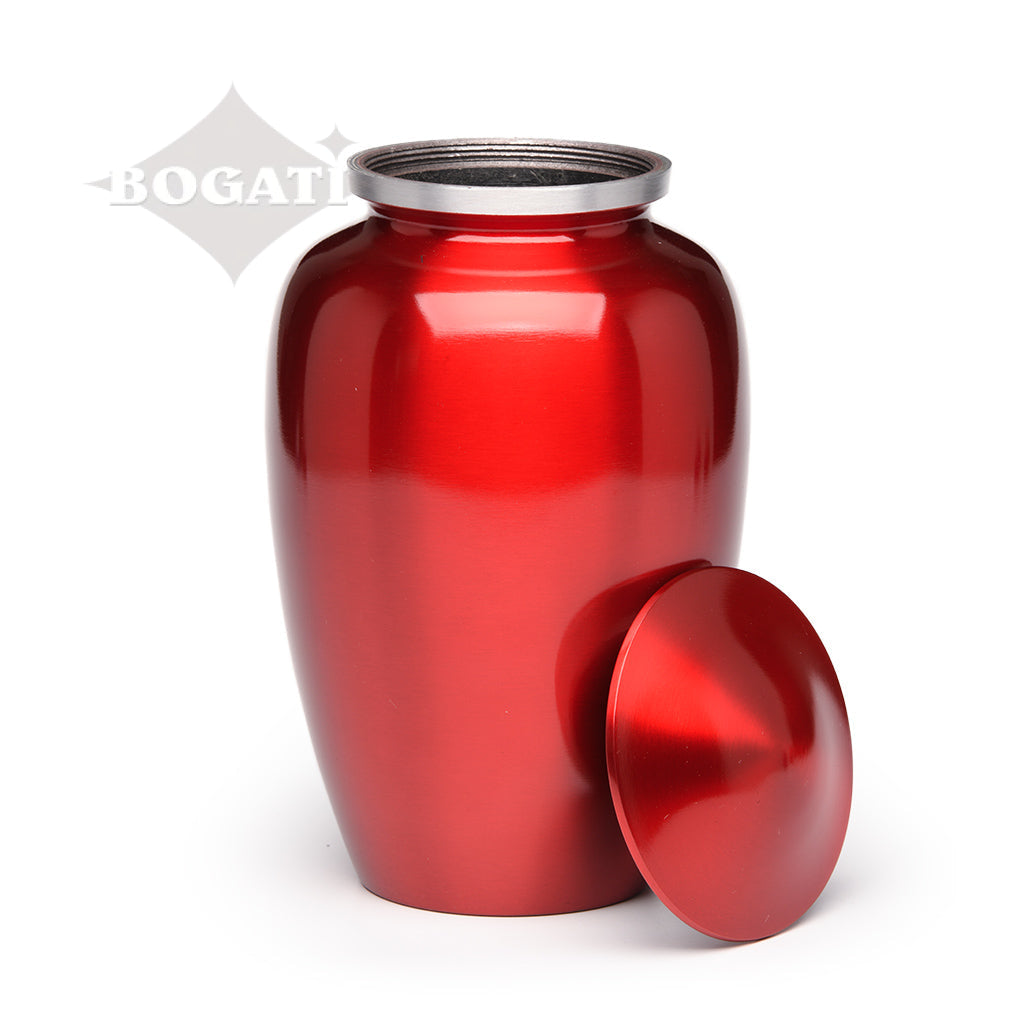 Intense color Classic Alloy Urn - High Gloss | Bogati Urn Company