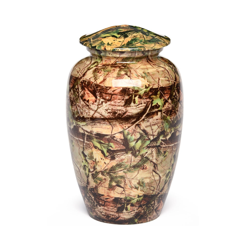 ADULT -Classic Alloy Urn -1981- Camouflage Design