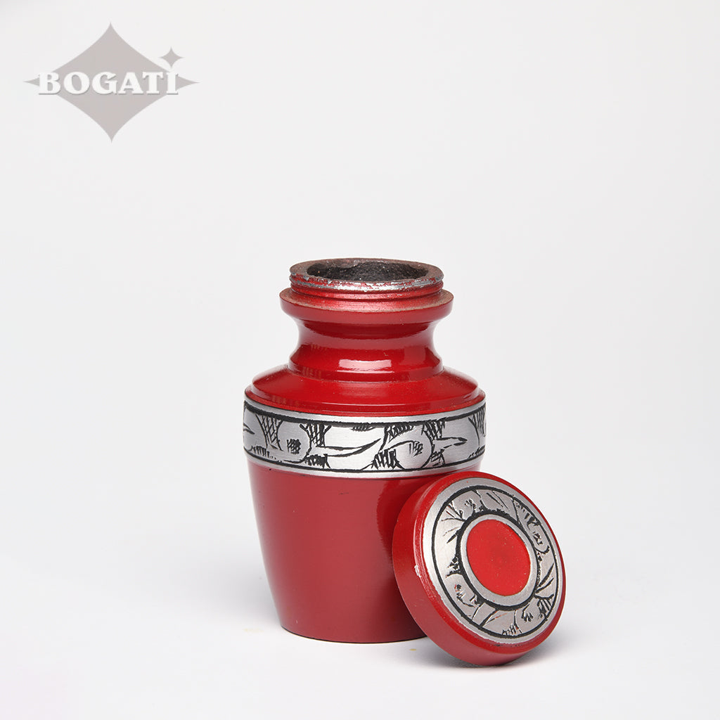 KEEPSAKE - Alloy Urn -2116- Grecian with Bogati Jasmine Border