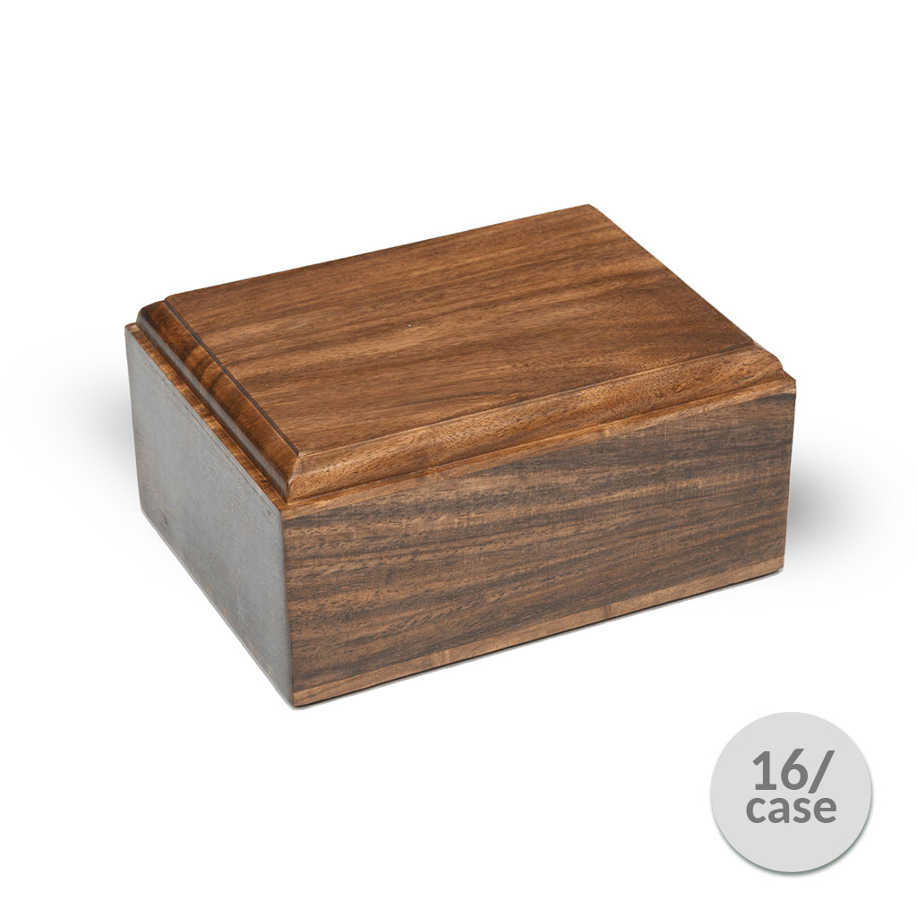 MEDIUM Rosewood Urn -2705- Bevel Edge - Case of 16