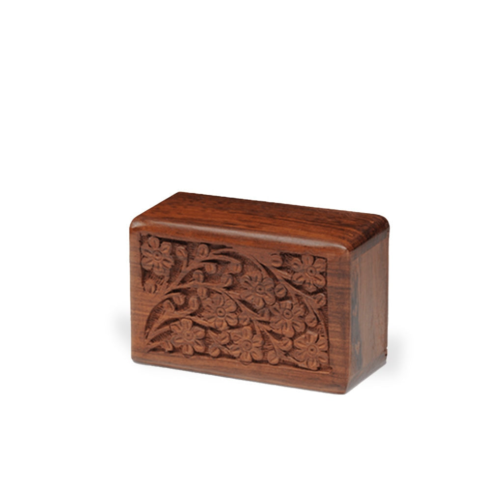 EXTRA SMALL Rosewood Urn -2720 - Tree of Life - Case of 48