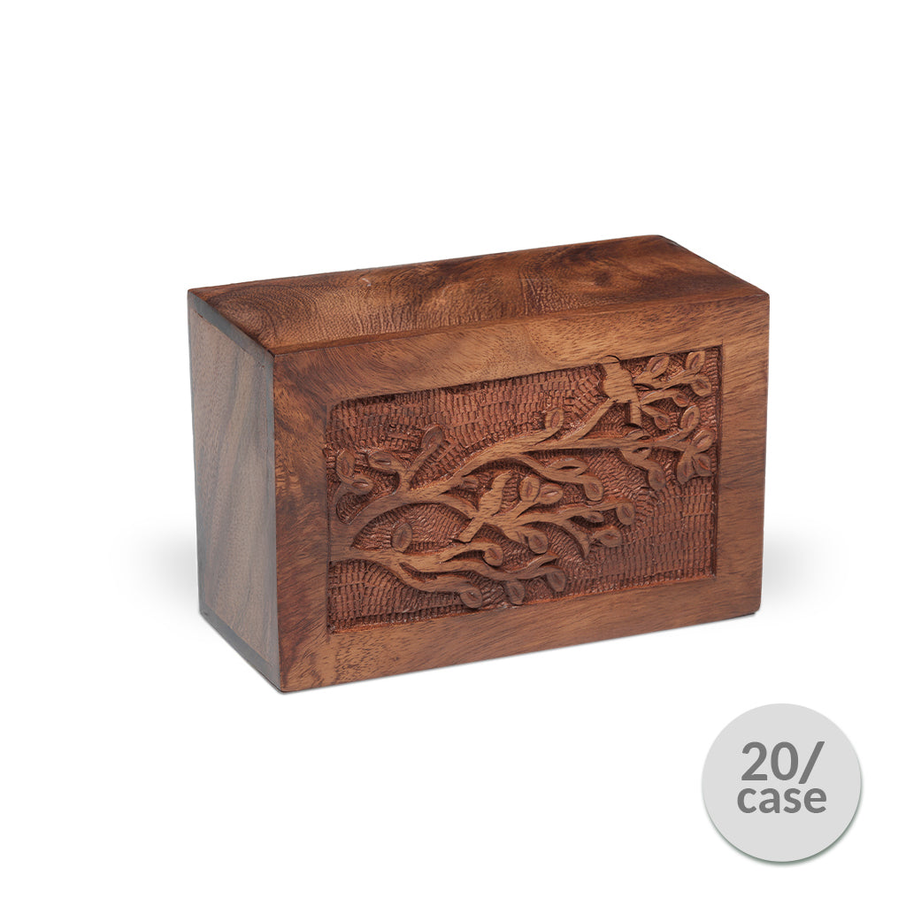 SMALL Rosewood Urn -2772- Bogati Birdsong ™ Case of 20