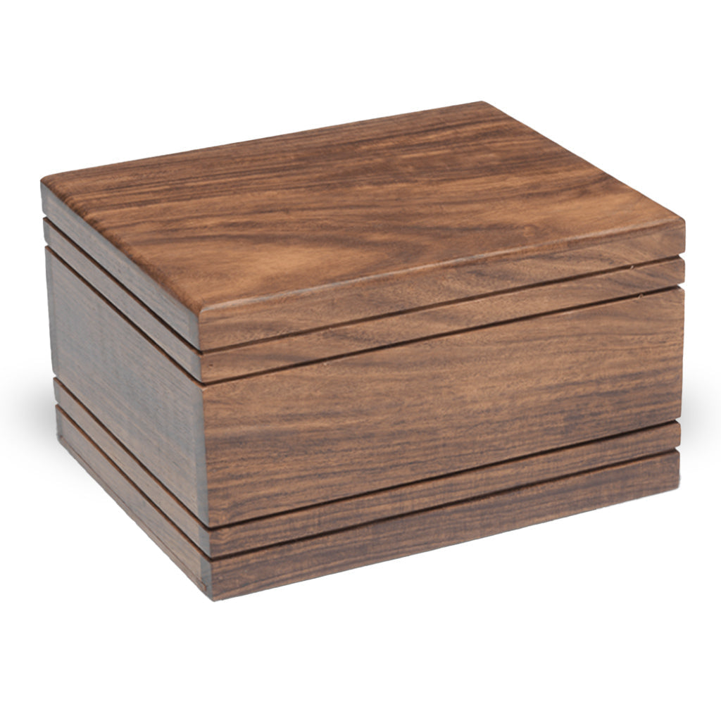 TEMPORARY CONTAINER Rosewood Urn -2791- Modern Design - Case of 8