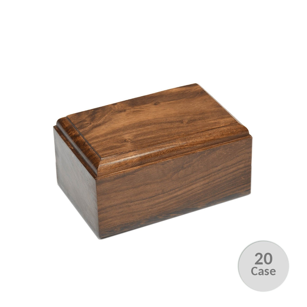 SMALL Rosewood Urn -2805- Bevel Edge - Case (2 options) 20