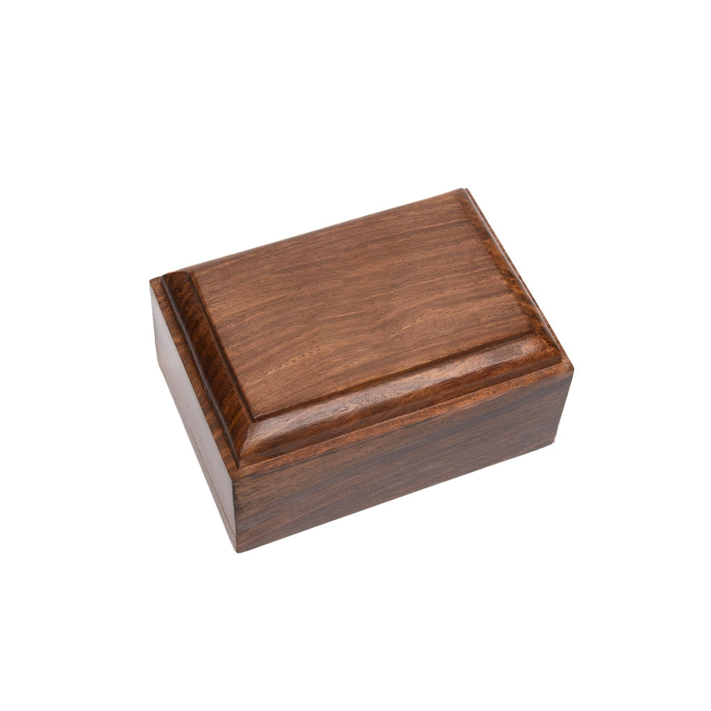 EXTRA SMALL Rosewood Urn -2805- Bevel Edge