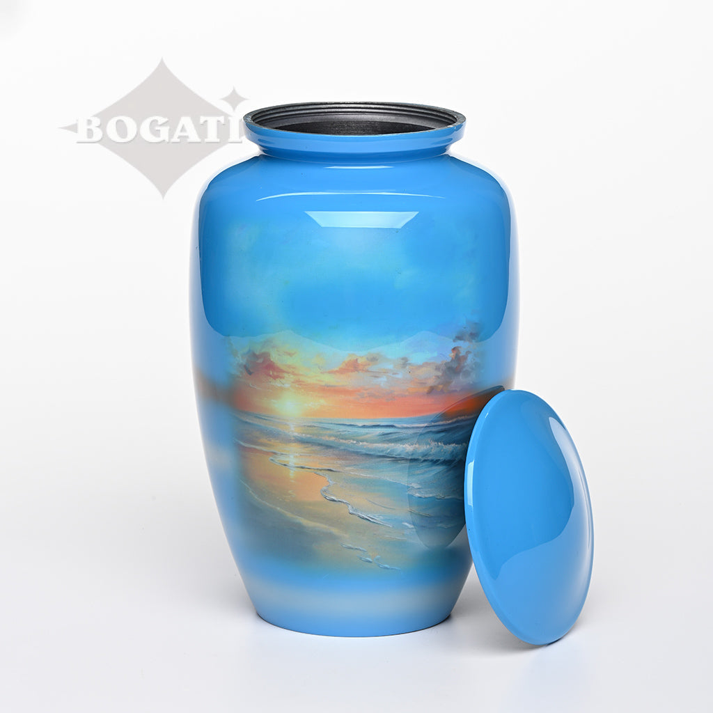 CLEARANCE - ADULT - Alloy Urn -3370- Sunset Beach | Bogati Urn Company