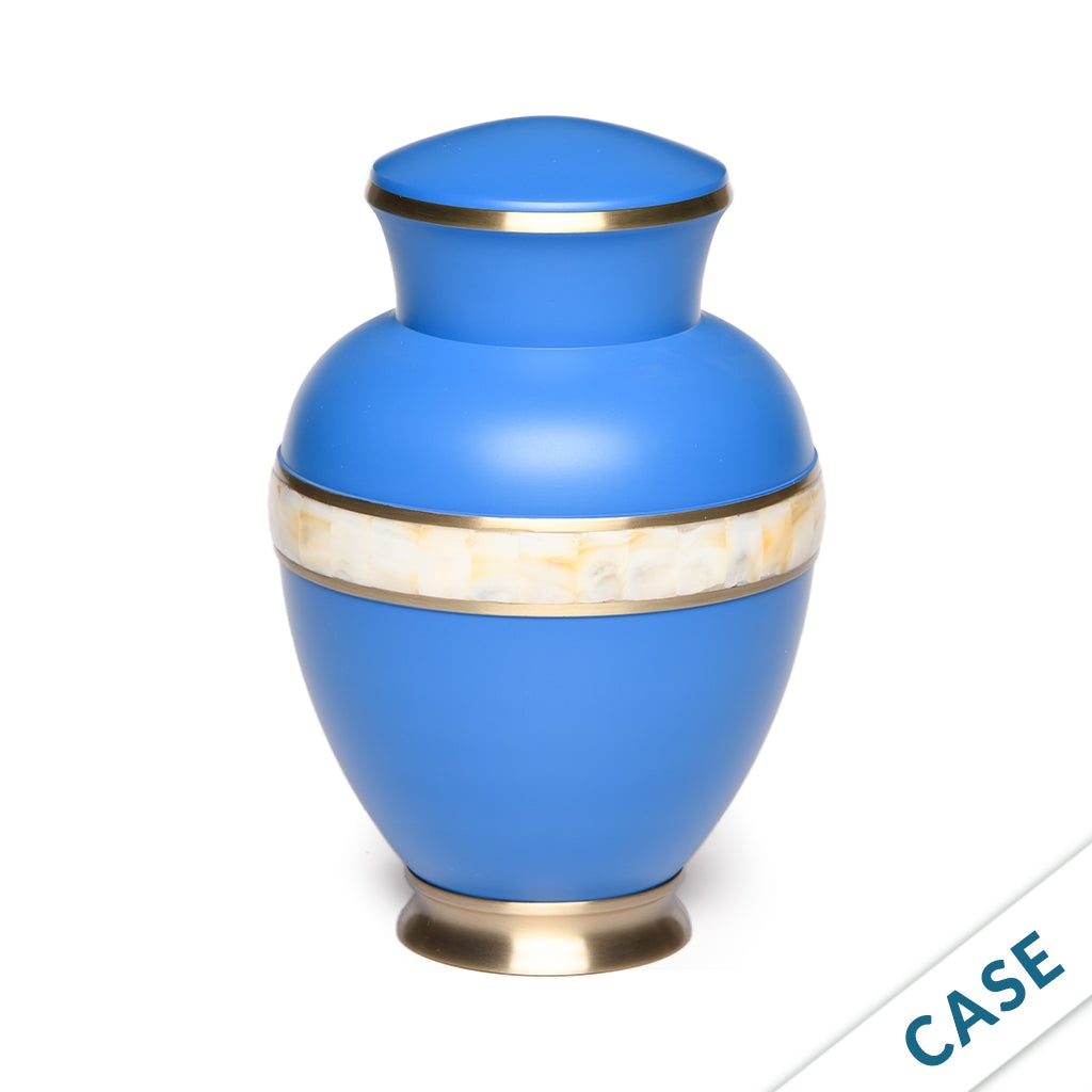 ADULT - Brass -5000-2 - Matte Mother of Pearl - Case of 6 Blue