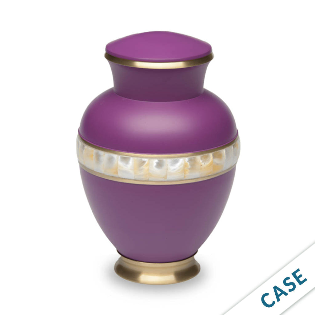 ADULT - Brass -5000-2 - Matte Mother of Pearl - Case of 6 Purple