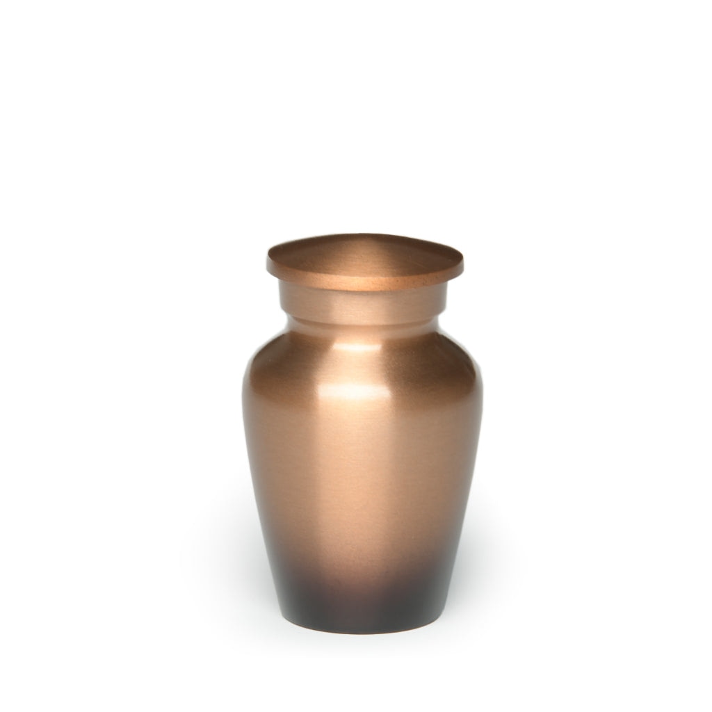 KEEPSAKE – Classic Alloy Urn - Ombré Sand and Sunset