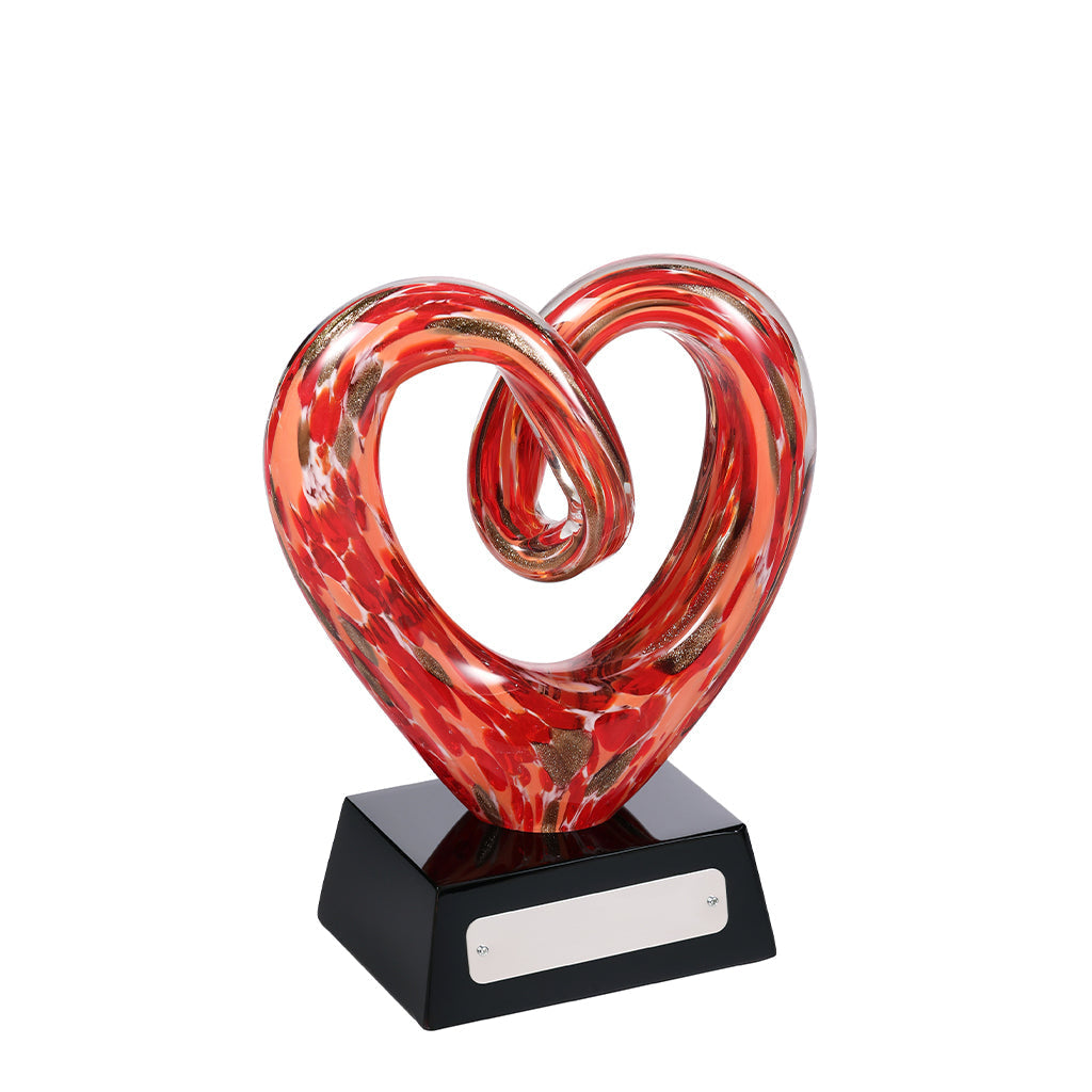 KEEPSAKE - Howard Miller Art Glass Keepsake Red Heart