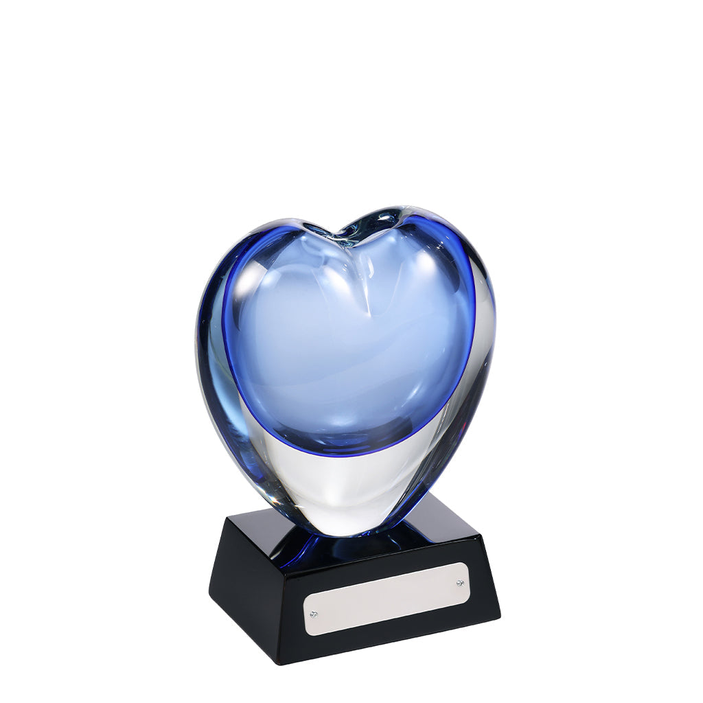 KEEPSAKE - Howard Miller Art Glass Keepsake Blue Heart