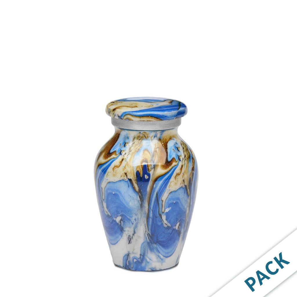 KEEPSAKE – Classic Alloy Urn -8806- SWIRL design - Pack of 10