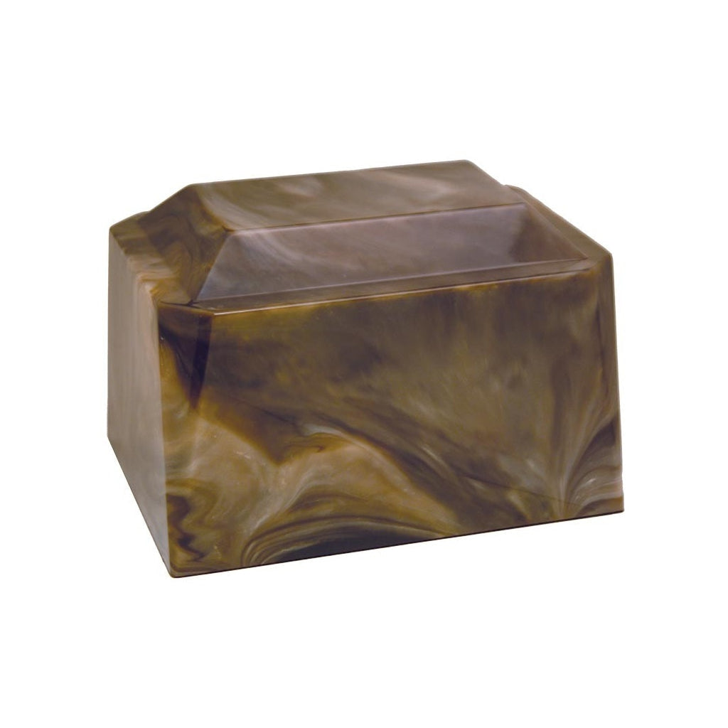 ADULT Cultured Onyx Urn - ASPEN Brown Agate