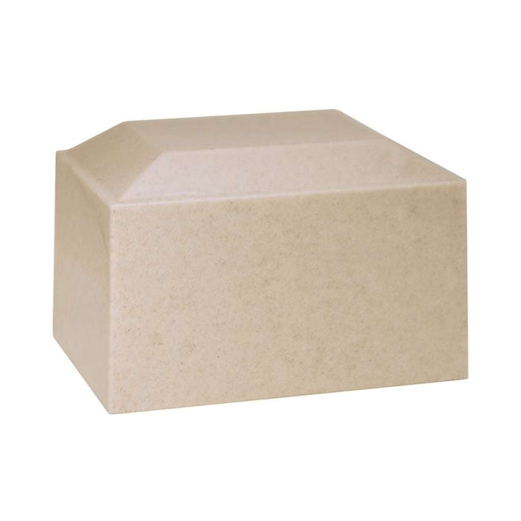 ADULT Cultured Granite Urn - AZTEC Vanilla Cream