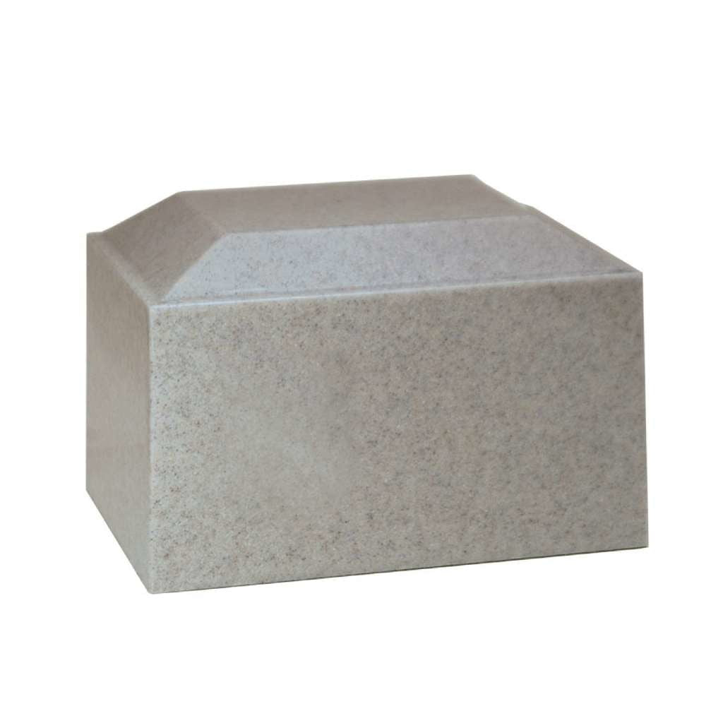 ADULT Cultured Granite Urn - AZTEC Light Gray