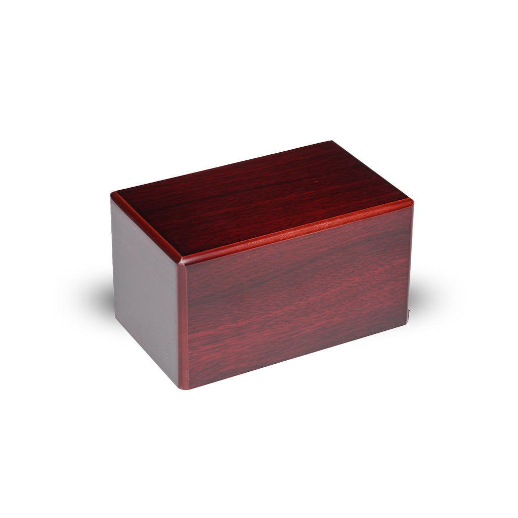 MEDIUM MDF Simplicity Urn -B038- Dark Cherry finish