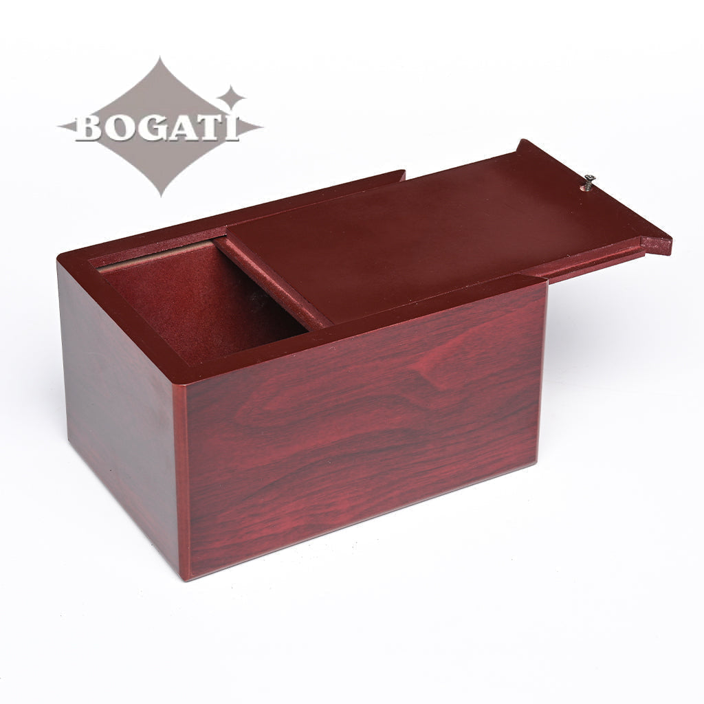 EXTRA LARGE MDF Simplicity Urn -B038- Dark Cherry finish
